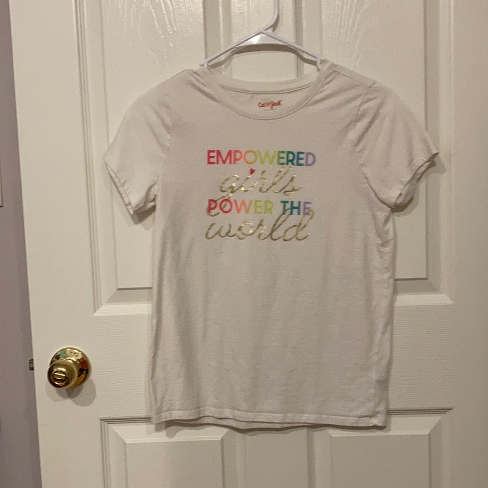 Girl’s causal shirt.